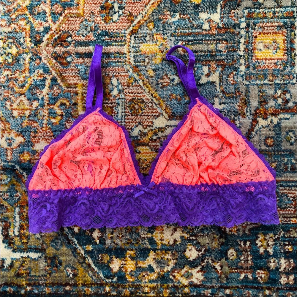 2 for 25 / Kayser lace block print bralette